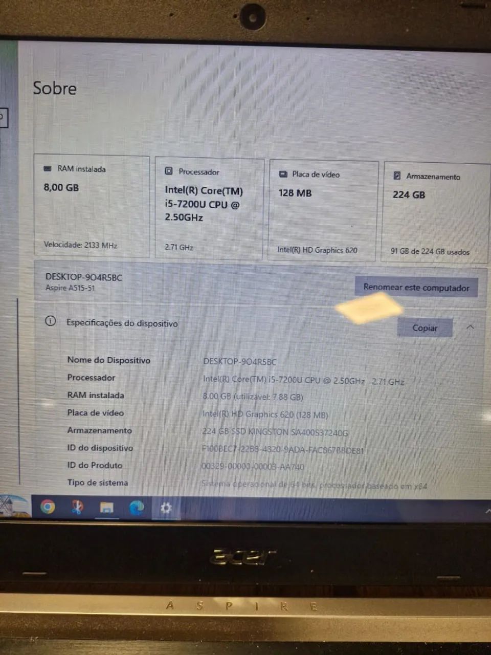 Vendo Notebook ACER - Foto 4