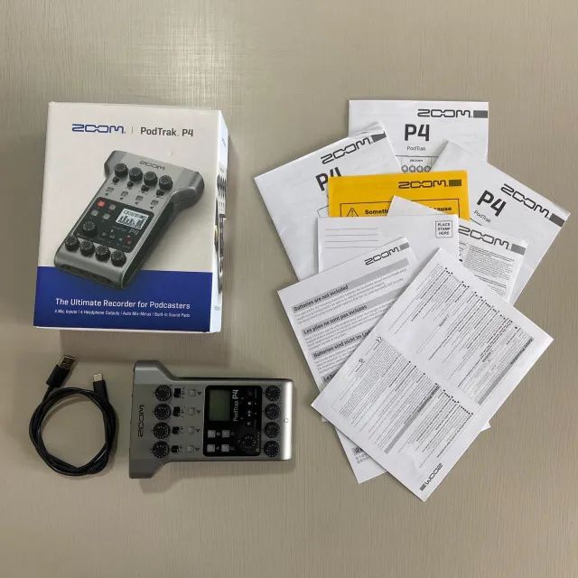 Zoom Podtrak P4 - Gravador para Podcast - Microfones e Gravadores