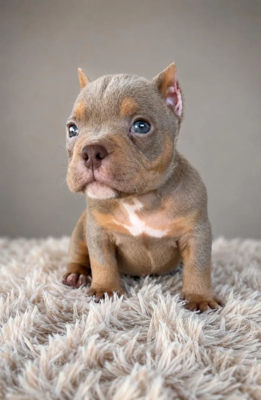 American Bully Micro Tri lilac  - Foto 2