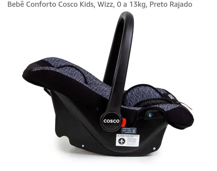 Bebe conforto cosco rajado  - Foto 4