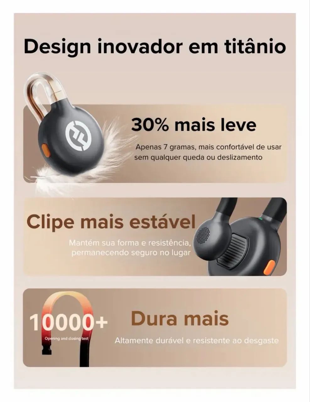 Este é um microfone de lapela sem fio Hollyland Lark M2S. - Foto 2