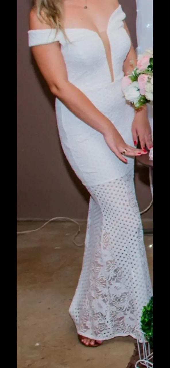 Vestido longo branco - Foto 2