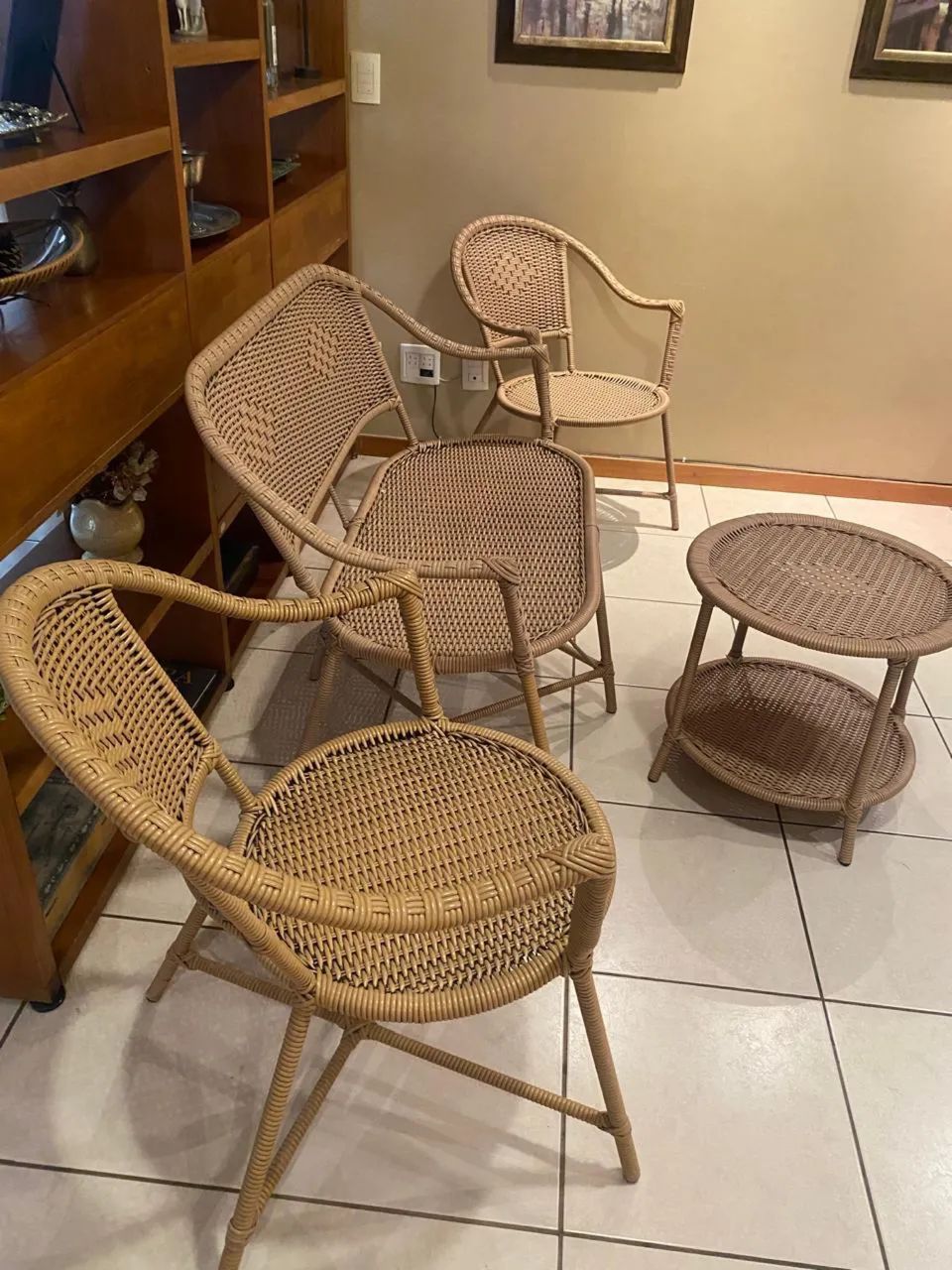 Jogo de bambu vime  - Foto 2