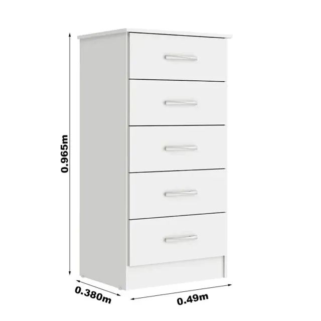 OFERTA Cômoda jamille com 5 gavetas 