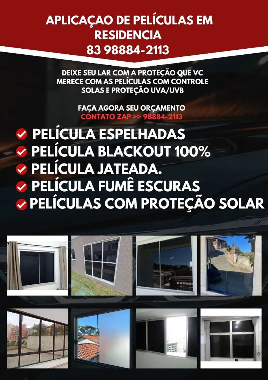 Aplicaçao de películas em portas e janelas...