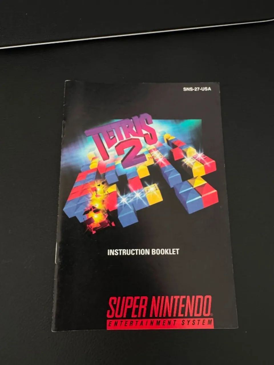 Manual Tetris 2 Super Nintendo Original