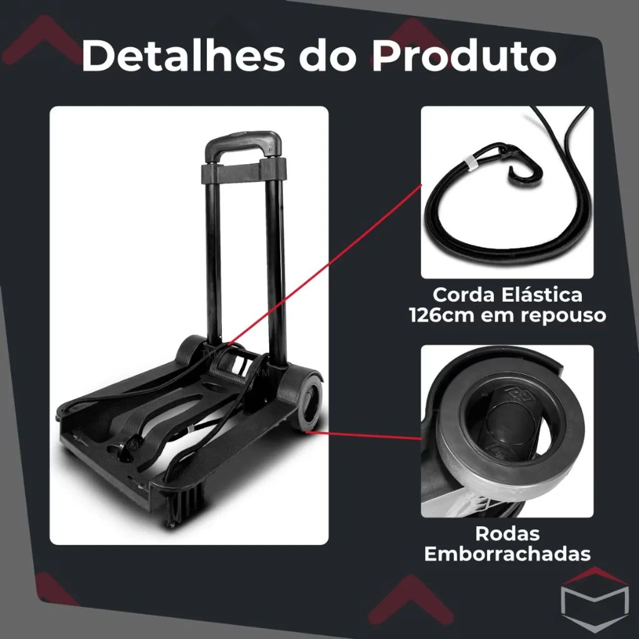 Carrinho Multiuso 40kg - Foto 4