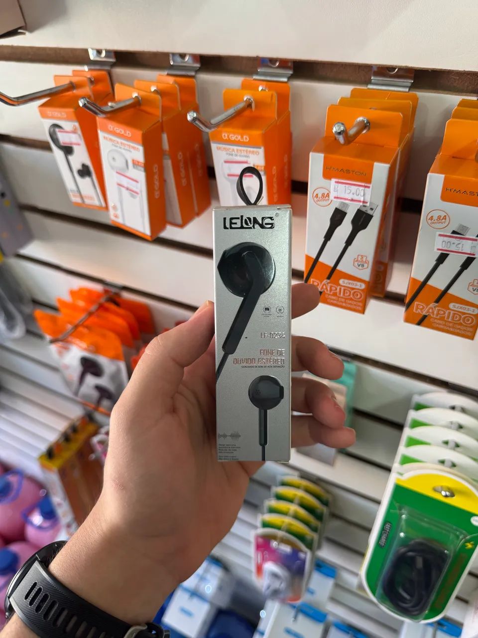 Fone de ouvido estéreo 