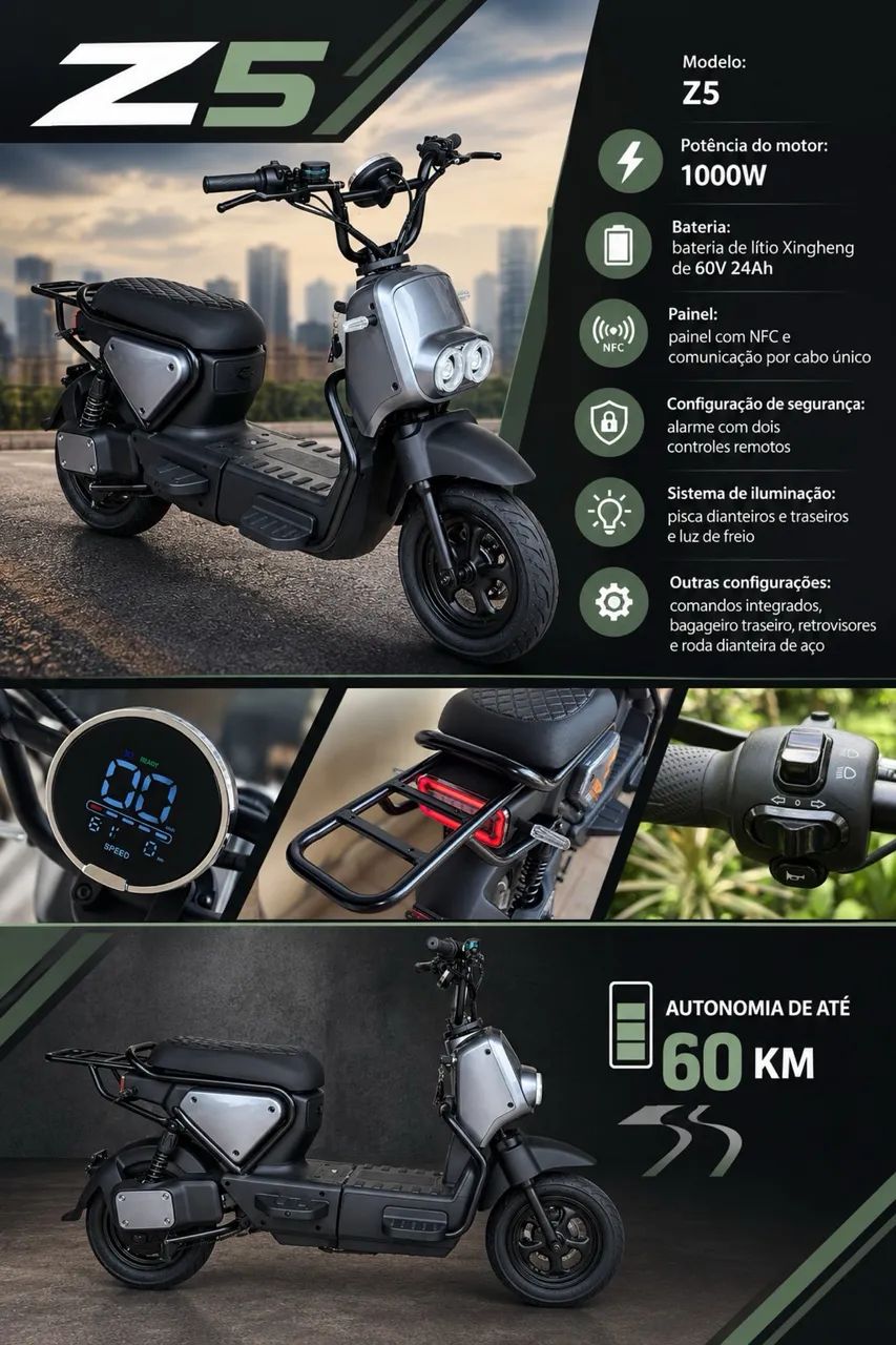 Scooter elétrica X15 e Z5 - Foto 5