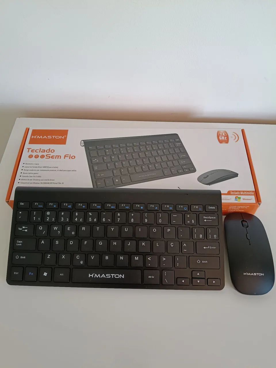 Teclado e mouse sem fio 