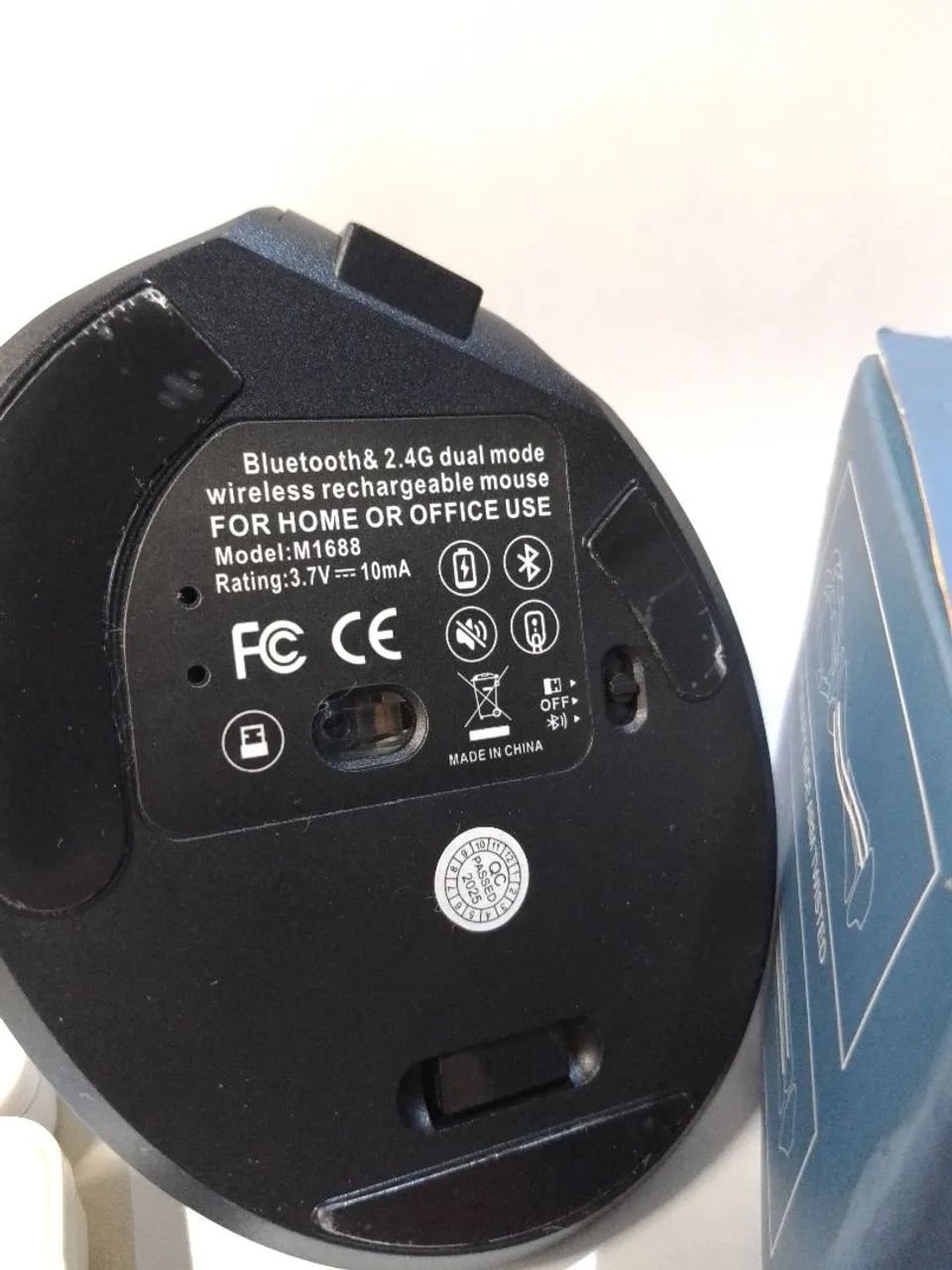 Mouse sem fio bluetooth recarregável  - Foto 4