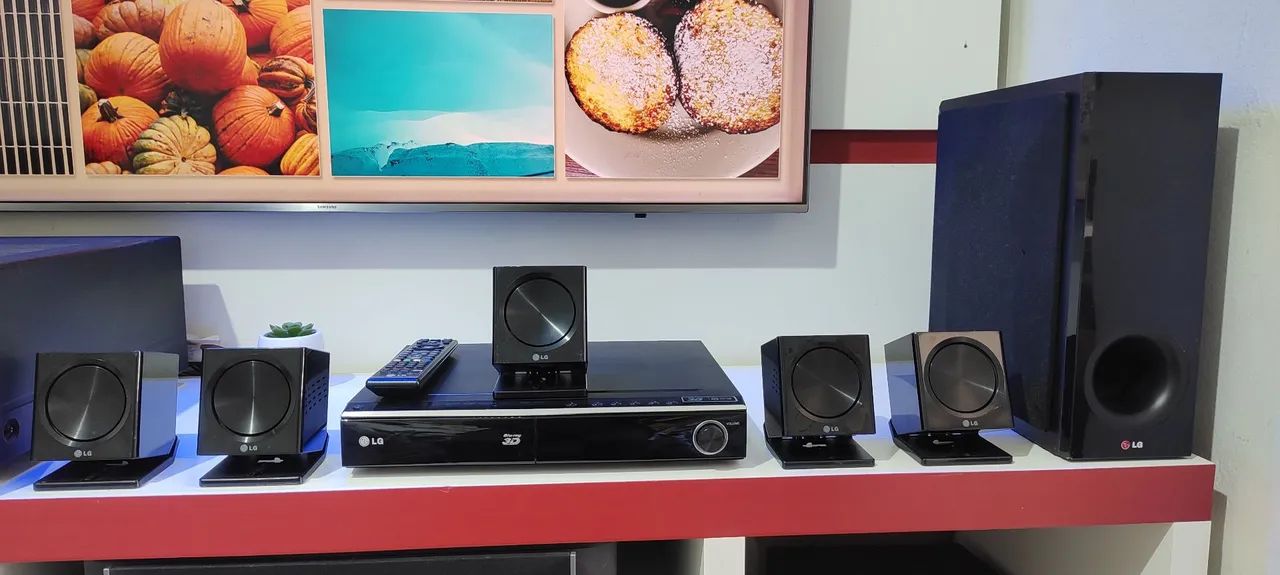 Home Theater LG BLU RAY 3D - Foto 4