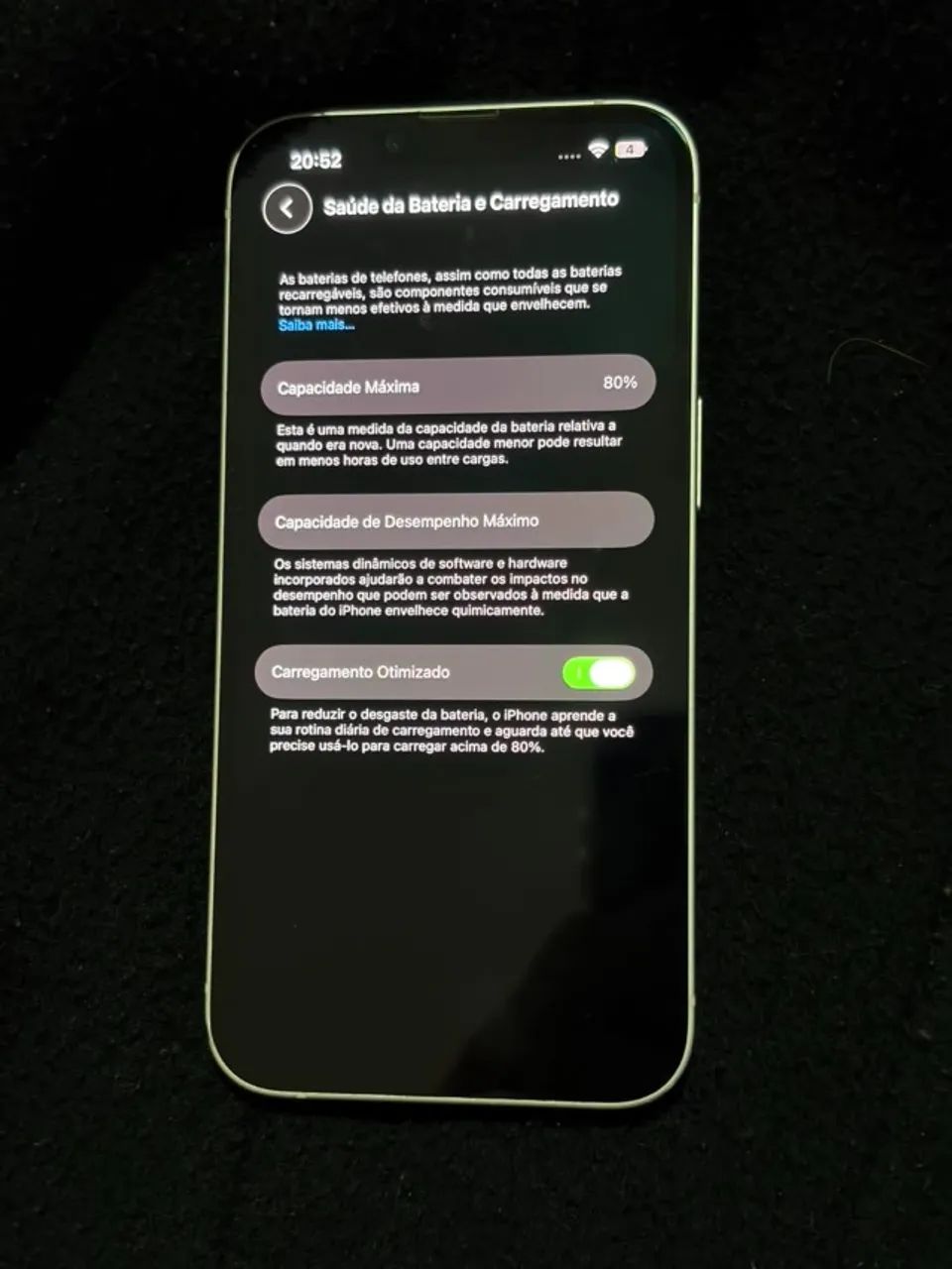 iPhone 14 128GB Branco | Tudo funcionando | Ótimo estado - Foto 4