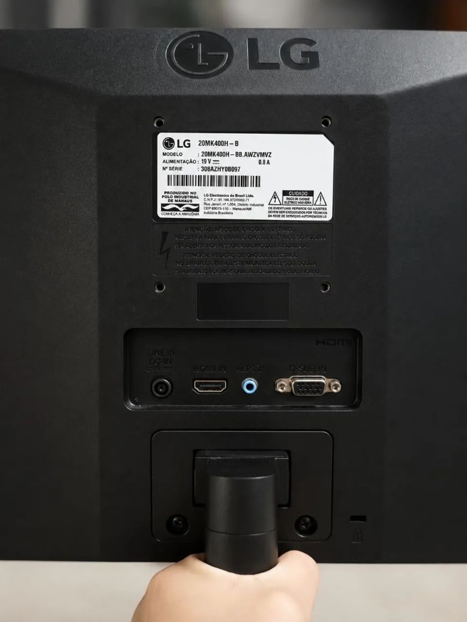Vendo Monitor LG 19.5 Polegadas em perfeitas condições  - Foto 3