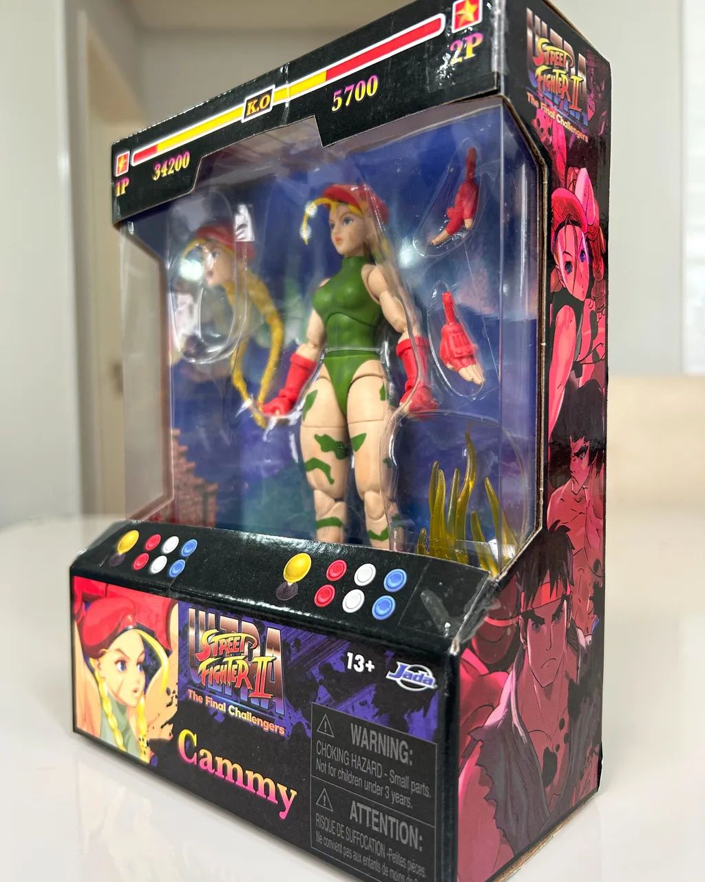 Cammy Street Fighter Jada Action figure boneco - Foto 3