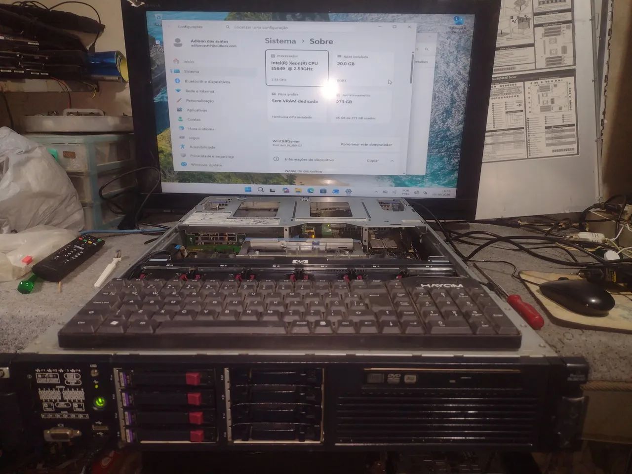 Servidor HP Proliant DL380 Gen7 - Foto 5