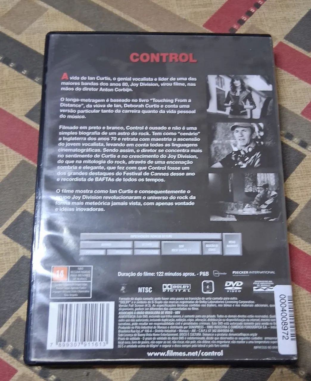 Dvd control -  ian curtis original  - Foto 2