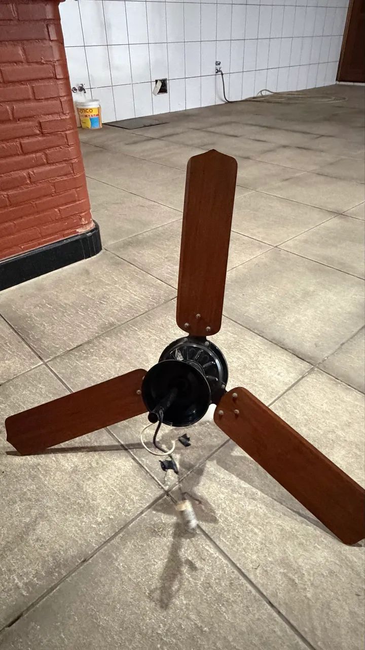 3 VENTILADORES DE TETO RÚSTICO  - Foto 5