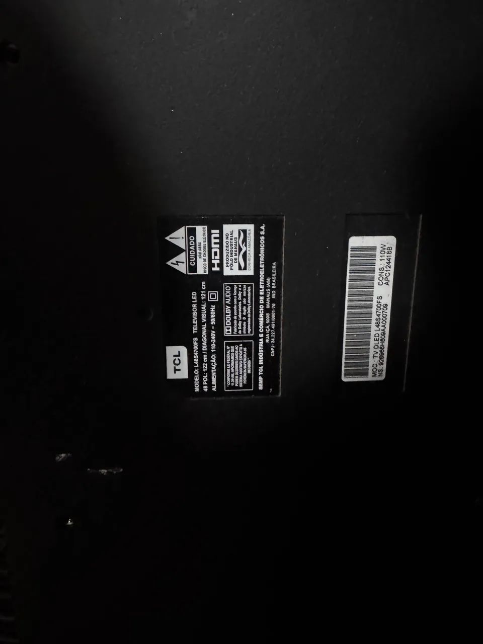 TCL 48? Smart TV - funcionando  - Foto 2
