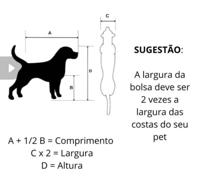Bolsa de Transporte Pet Luxo - Cães e Gatos Tamanho G até 10 kg - Foto 3