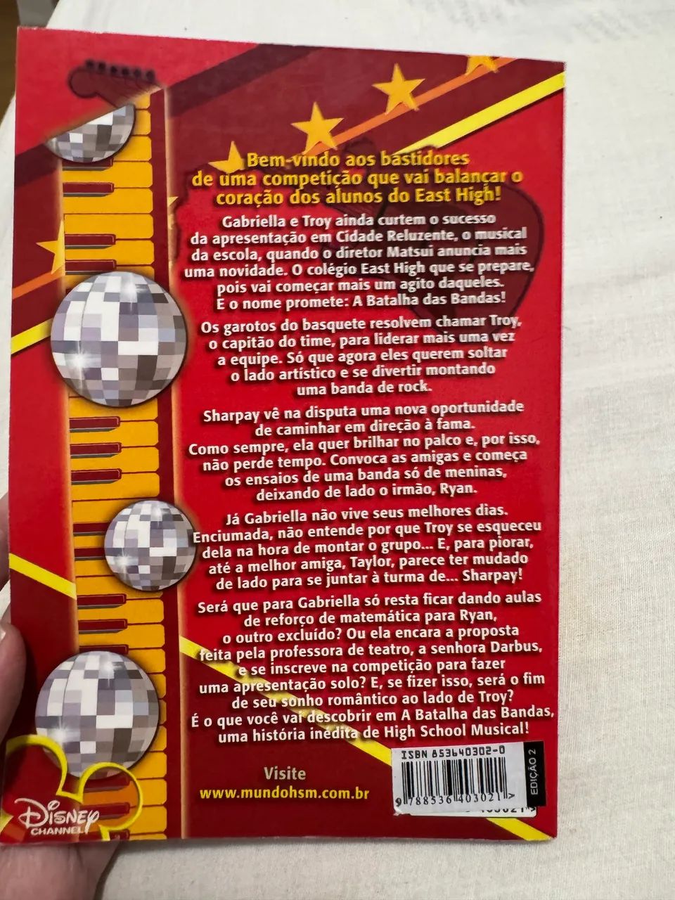 Kit antigo fã de High School Musical, livro + radinho - Foto 3