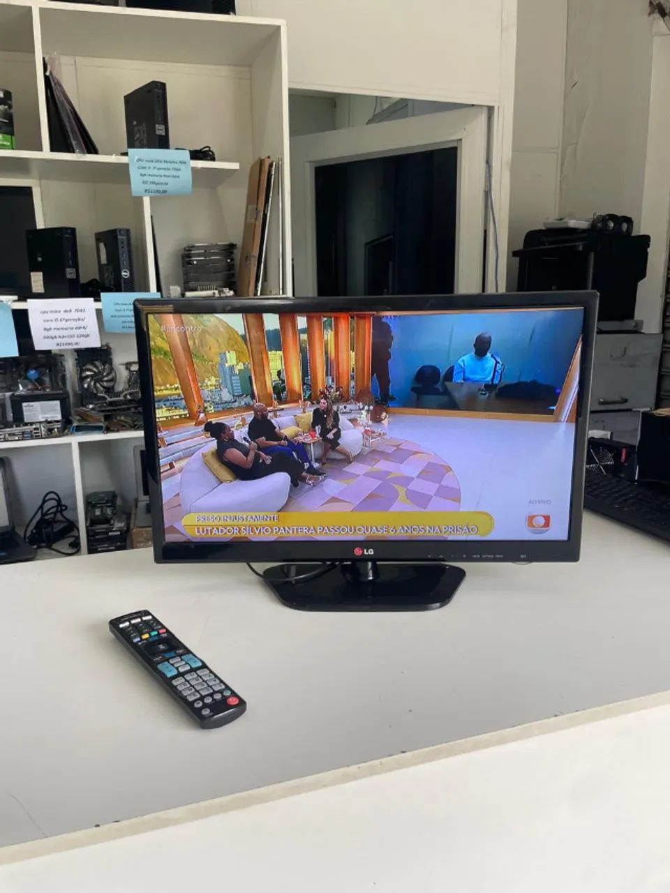 monitor hdmi 24 polegadas tv digital lg /full hd/lcd/hdmi/rca/usb perfeito com garantia nf