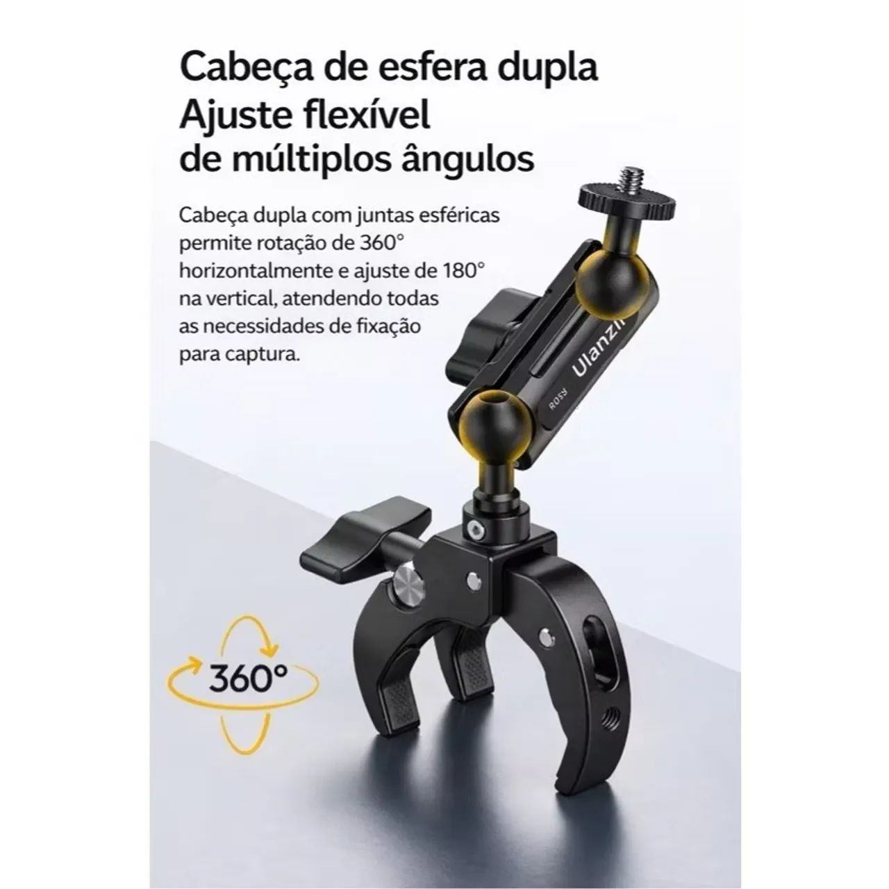 Suporte para Guidão com Adaptador GoPro Ulanzi R105 - Foto 3