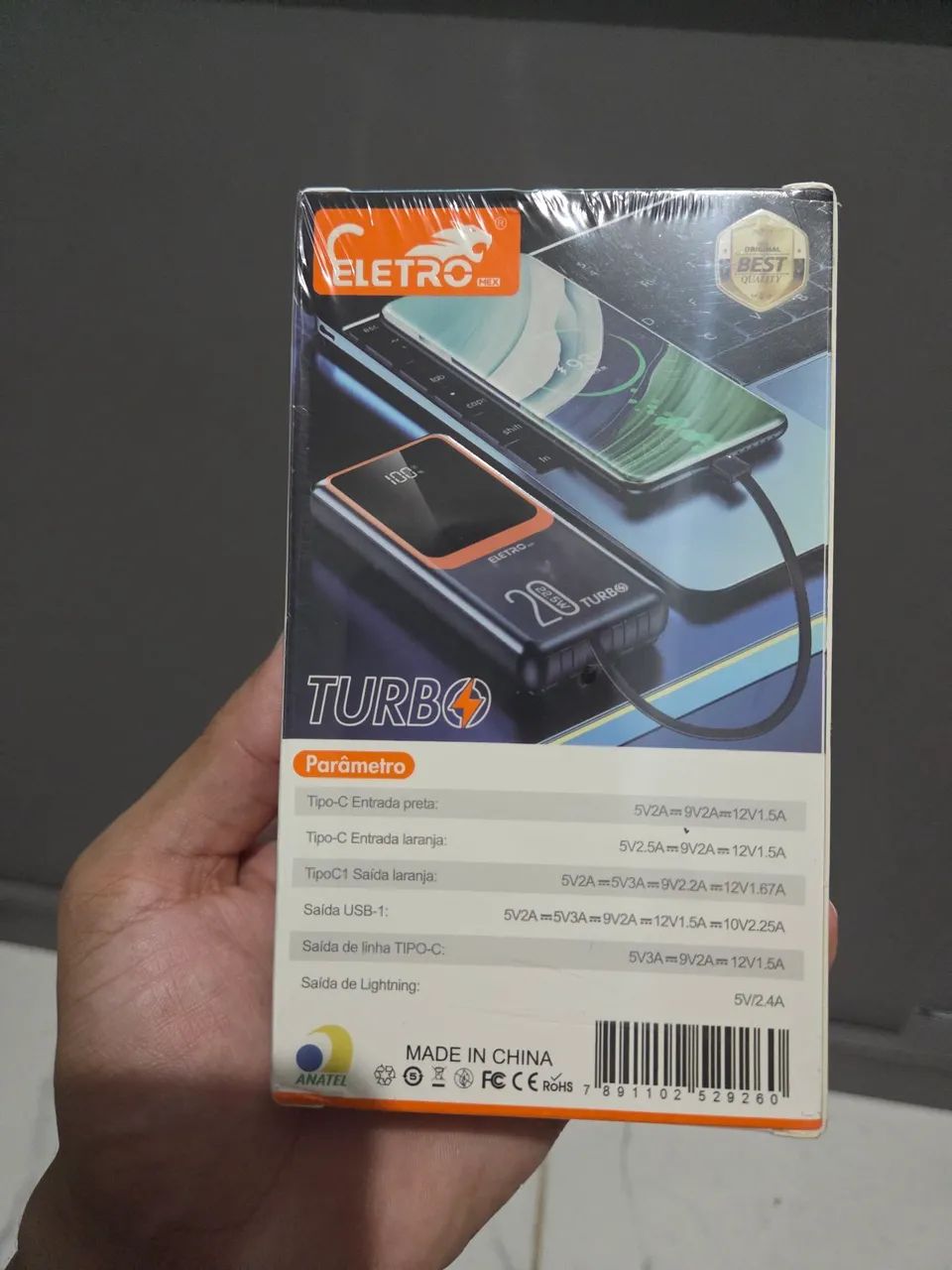 Powerbank 20000mAh Eletromex - Foto 2