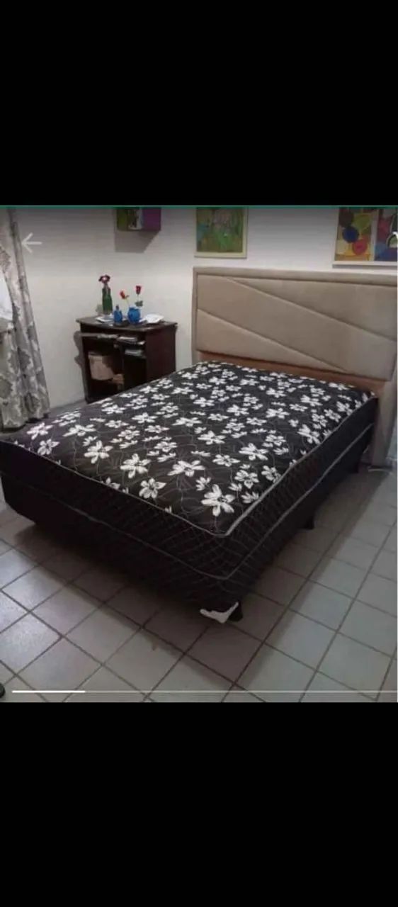 Cama box casal