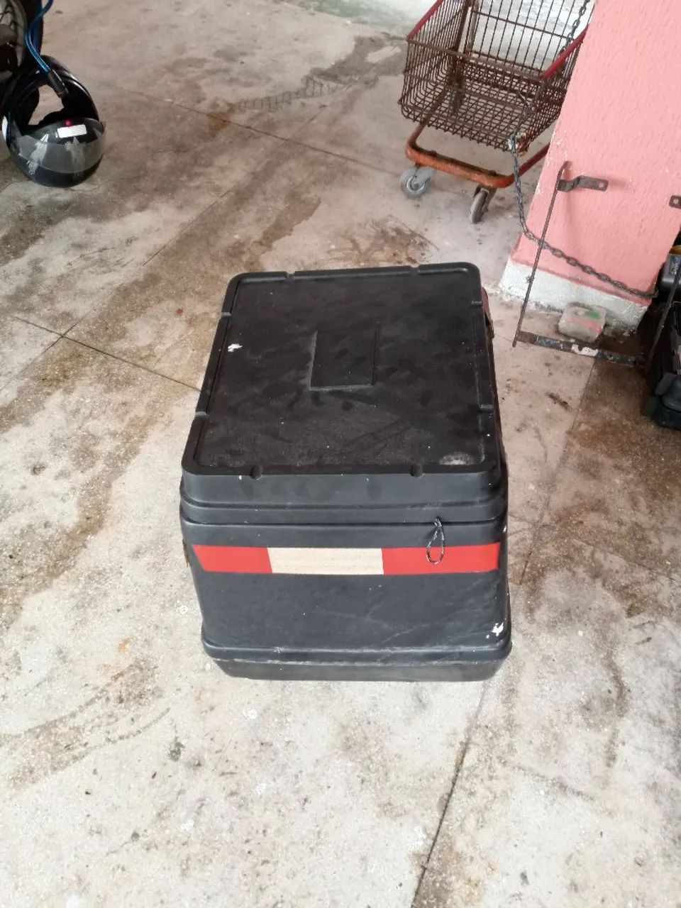 Baú incluso suporte pra moto crosser 