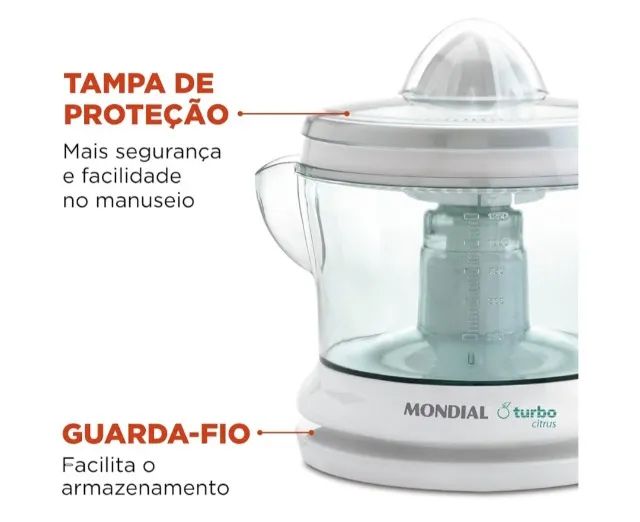 Espremedor Mondial Branco 110V - Foto 2