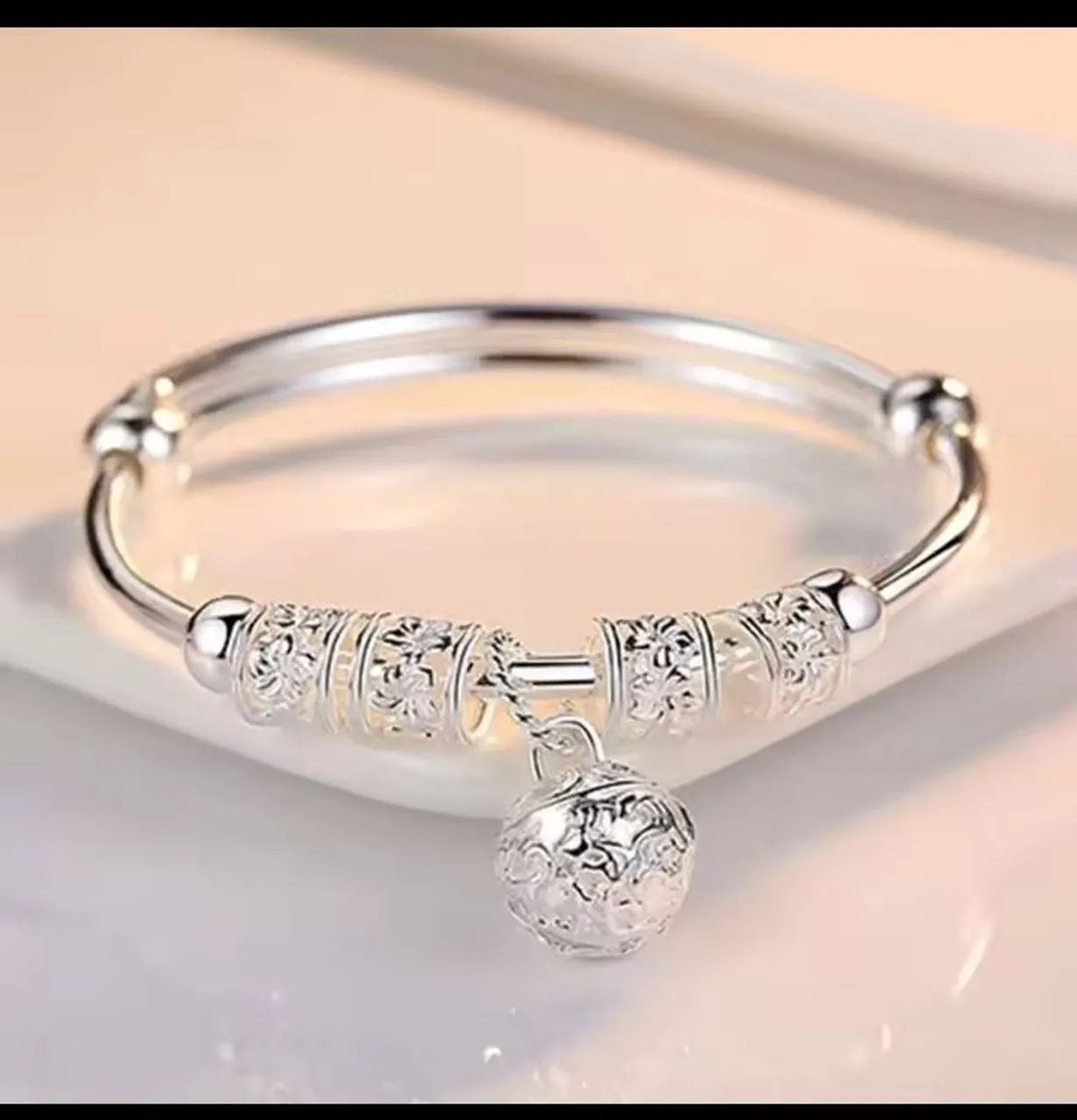 Pulseira elegante prateado