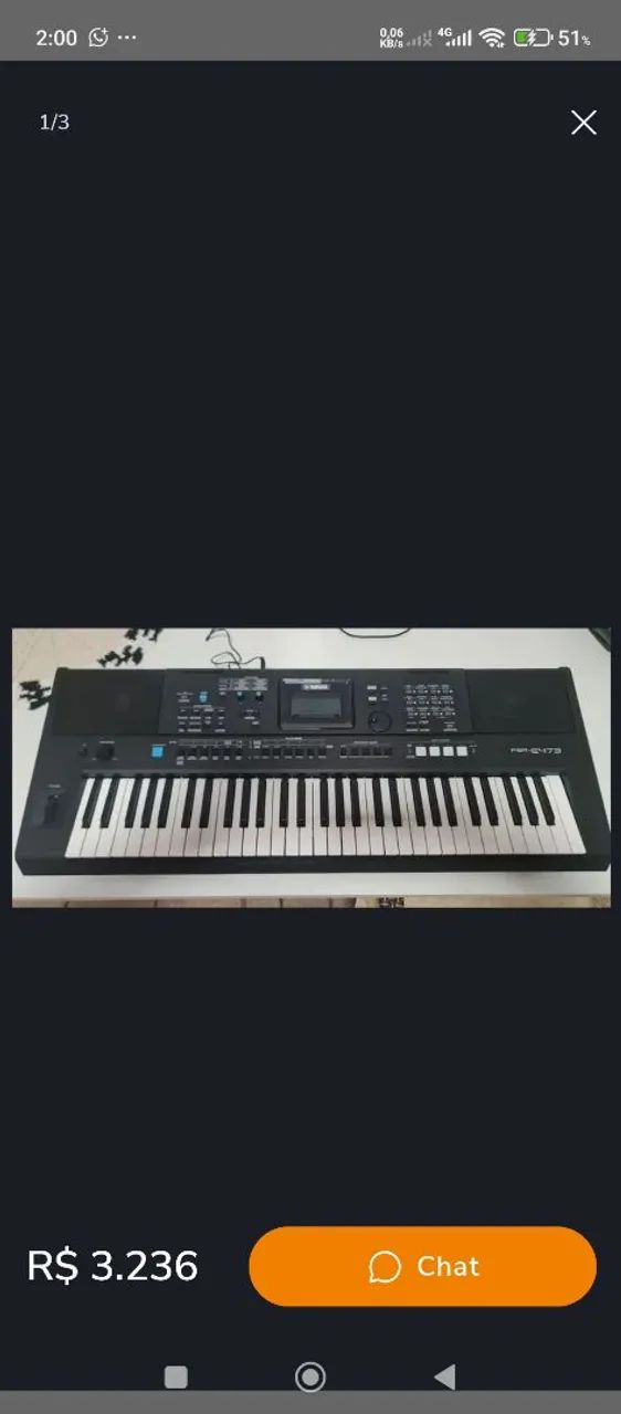 Teclado Yamaha bom e barato. - Foto 2