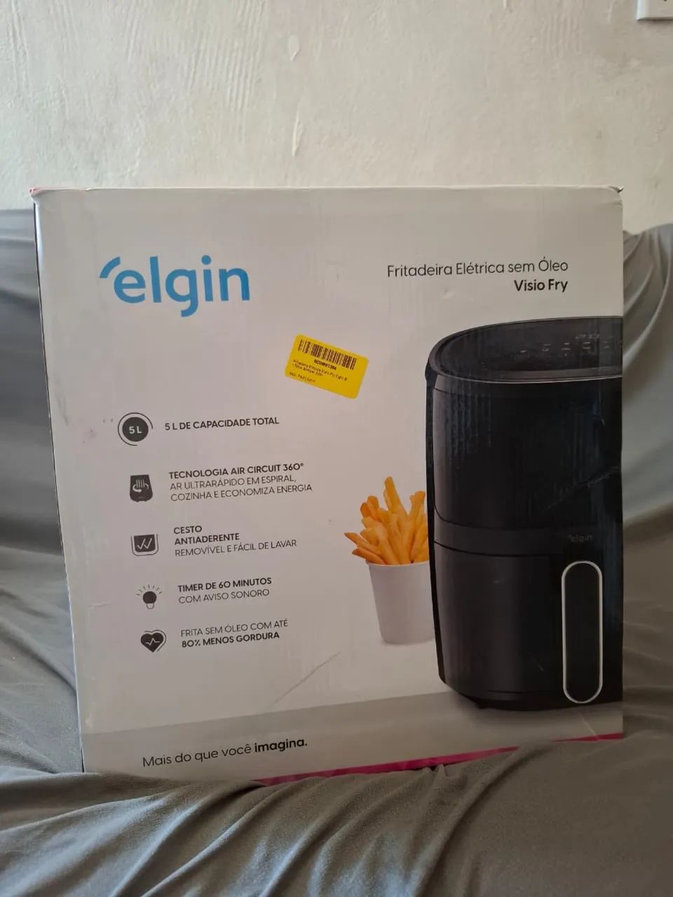 Fritadeira Elétrica Visio Fry Elgin 51 1700w Airfryer. NOVO