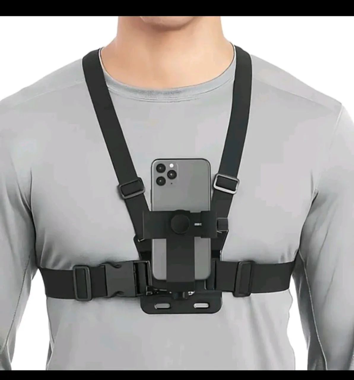 Suporte peitoral para celular e câmera  - Foto 3