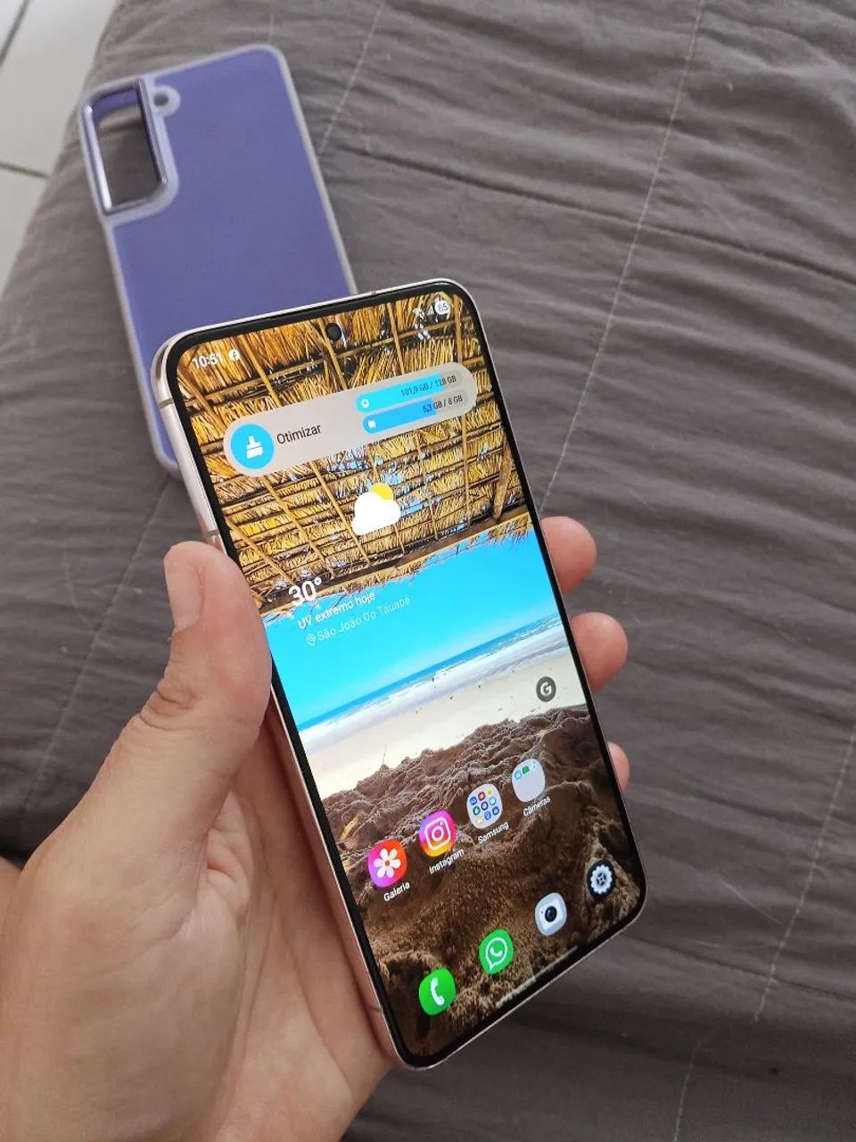 Samsung S22 8g/128gb (NÃO ACEITO TROCAS). - Foto 2