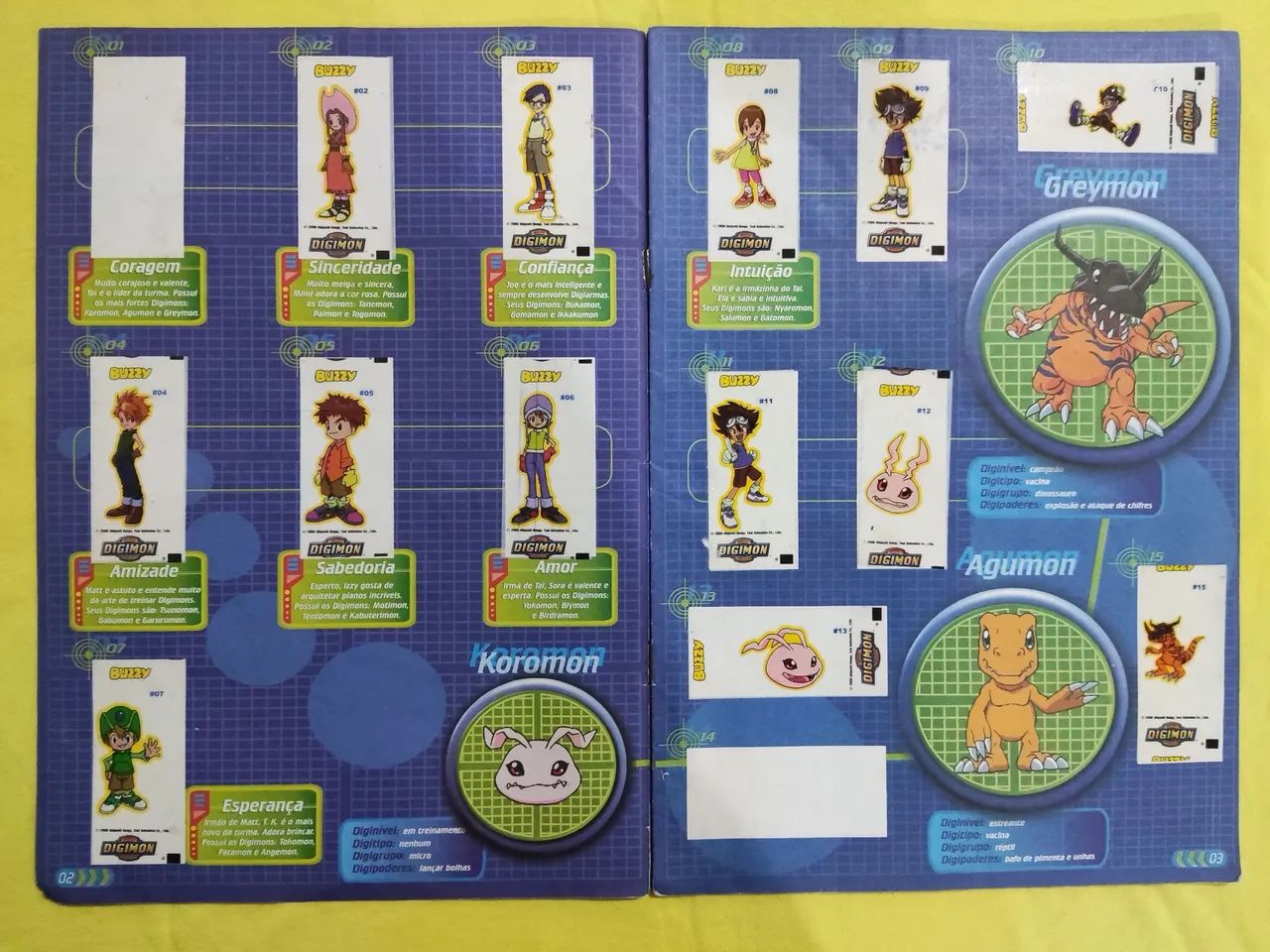Álbum Buzzy Digimon - Foto 2