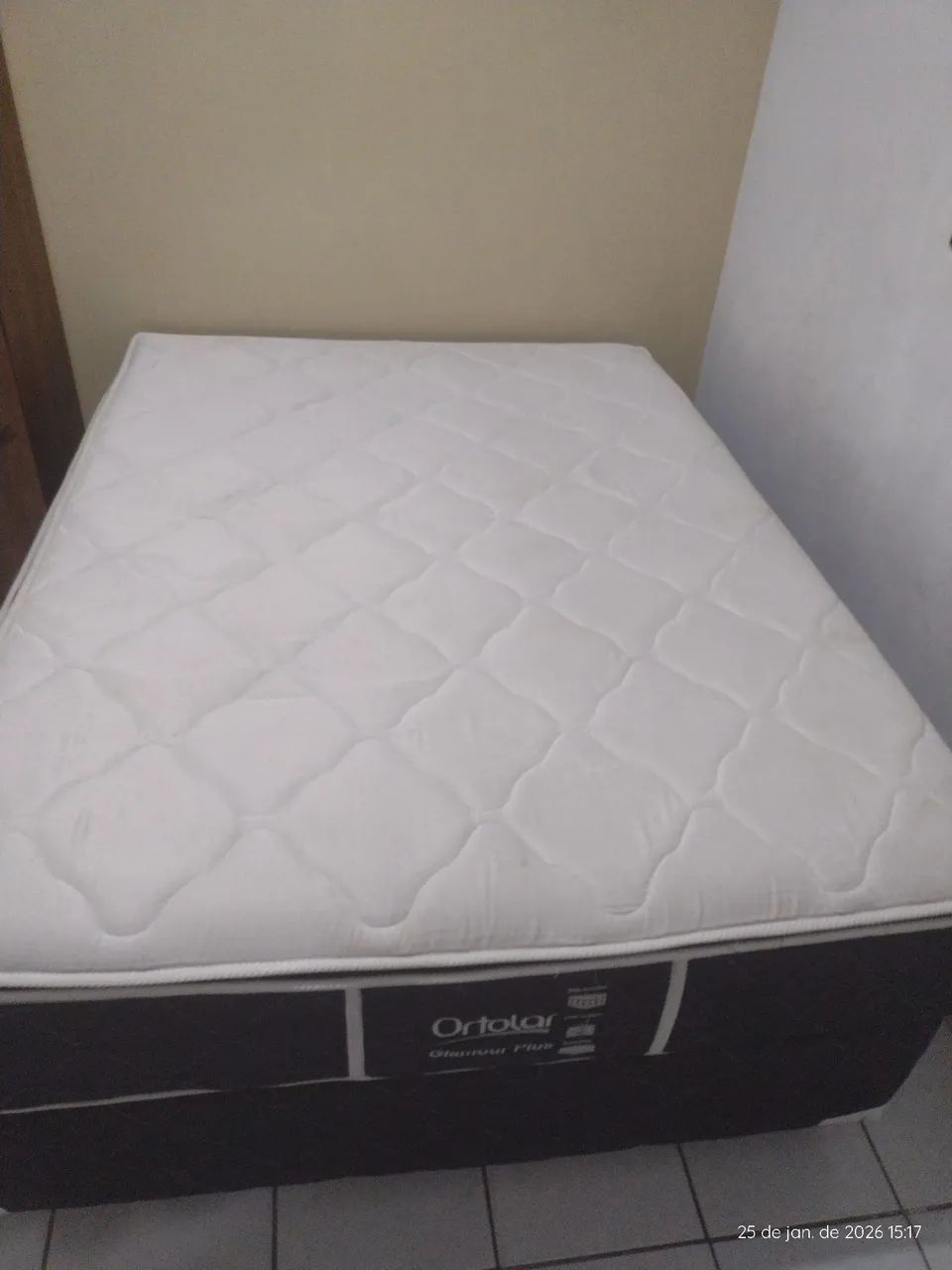 Troco tbm Cama box casal com molas - Foto 2