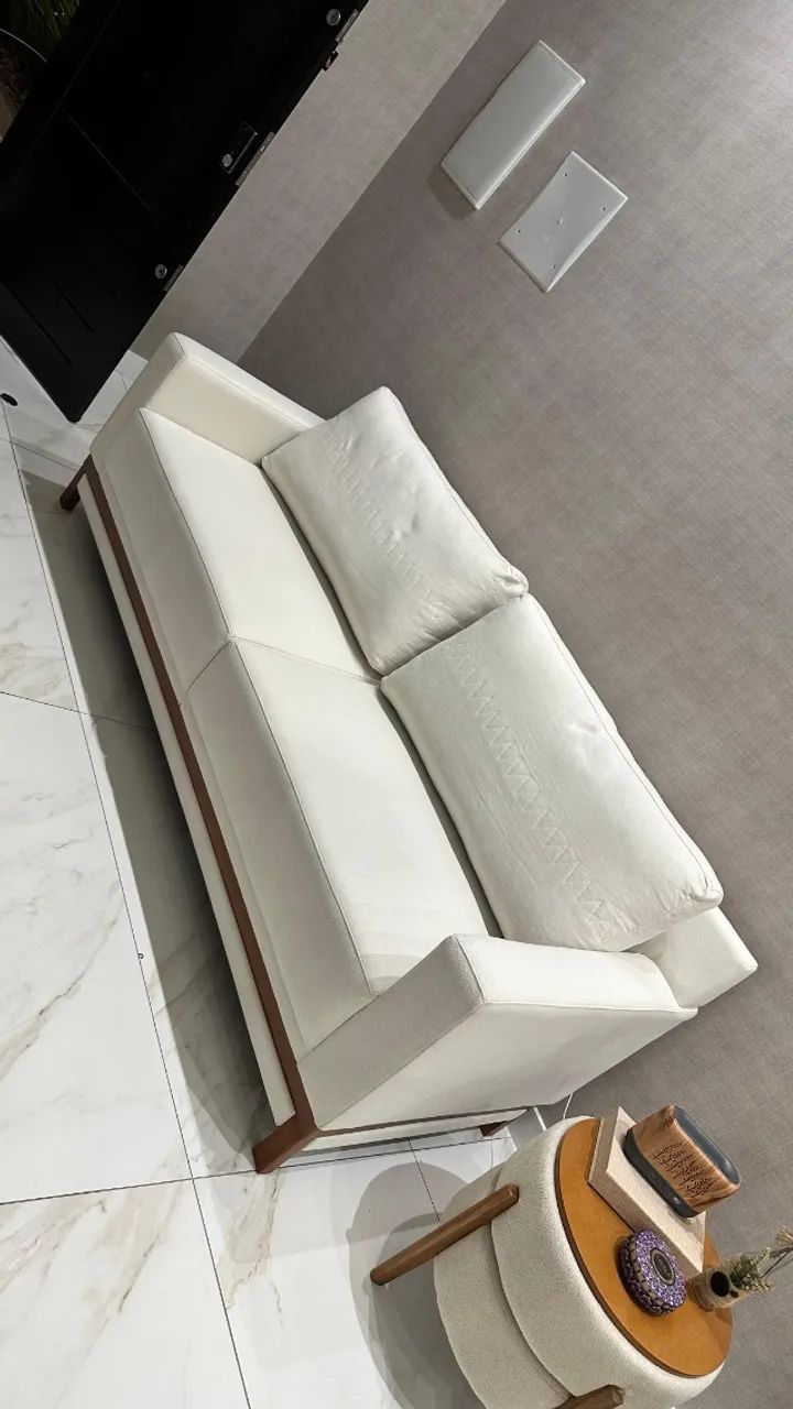 Sofá de linho - 2 lugares - Foto 3