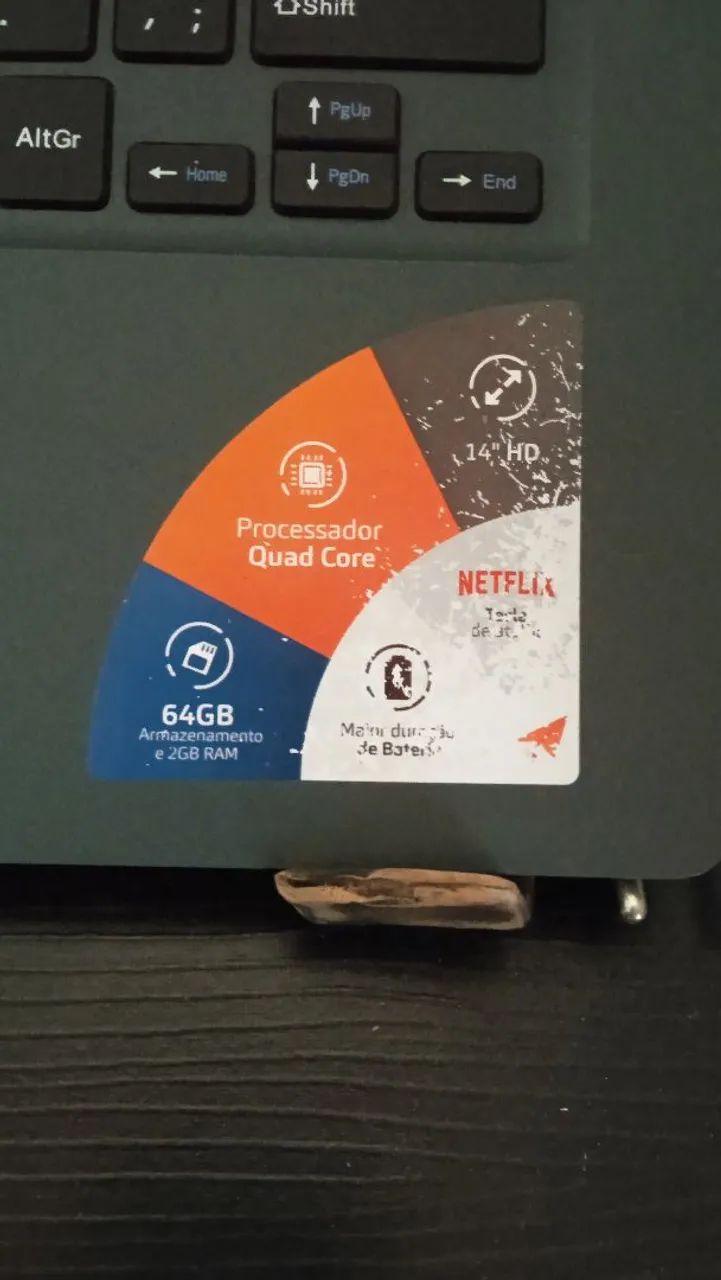 Notebook MULTLASER  - Foto 4