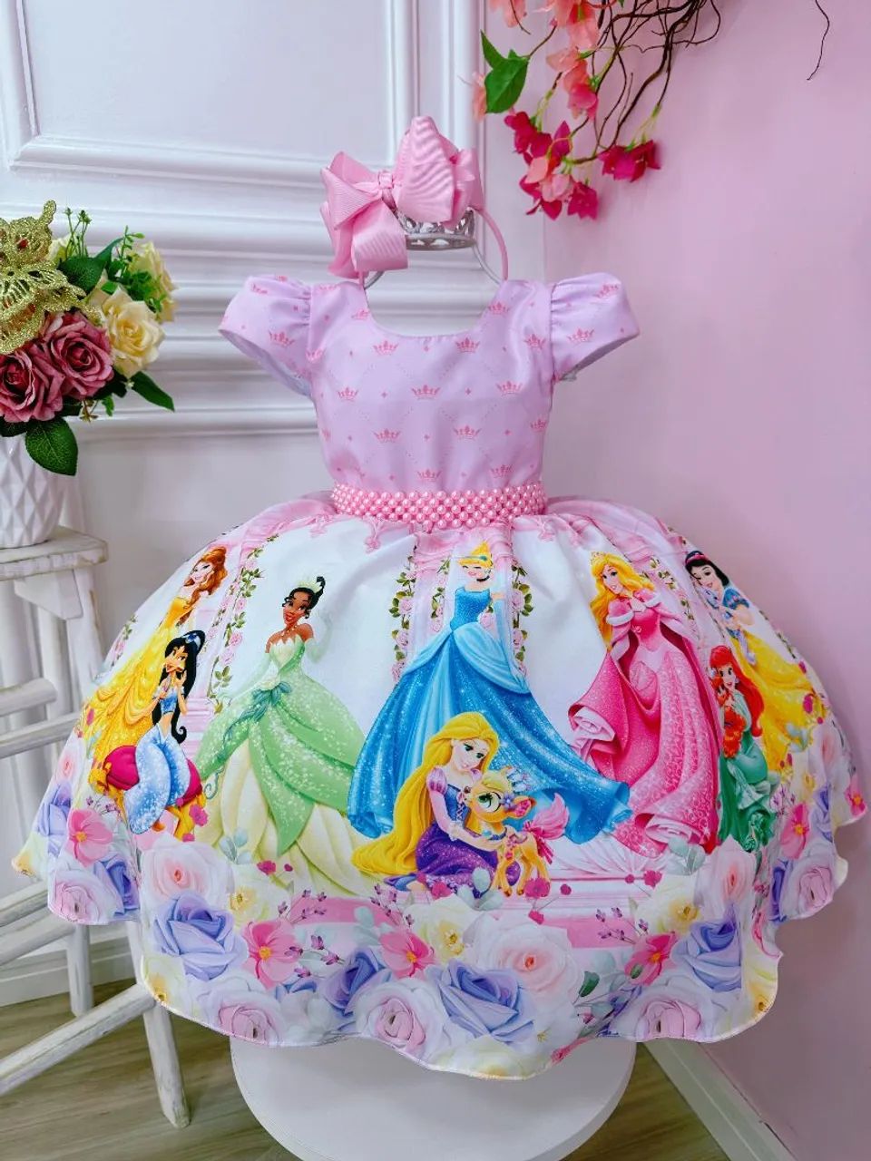 Vestido infantil princesas