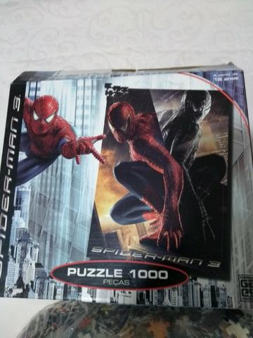 Quebra cabeça homem aranha e putzel