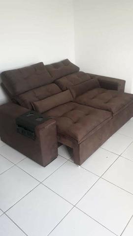 Retrátil e reclinável com pillow - 2.00m de comprimento - Promoção Imperdível - Foto 6