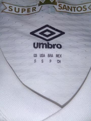 Camisa Santos branca Umbro 2018 - Foto 3