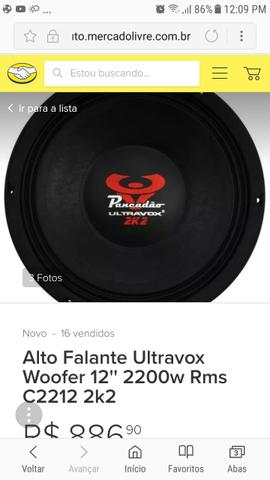 Ultravox 2k2 de 12polegadas