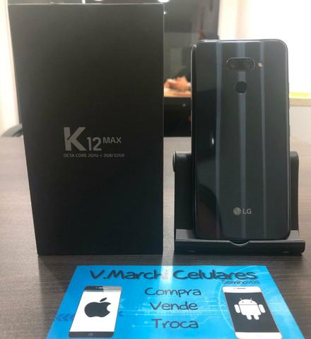 LG K12 Max Preto- 32gb completo com 3 meses de garantia