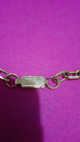 Corrente banhada a ouro 18k nova - Foto 2