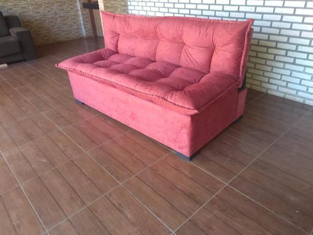 Sofá cama reclinável (fofão) - Foto 2