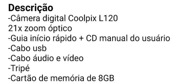 Câmera digital Nikon Coolpix L120 - Foto 6