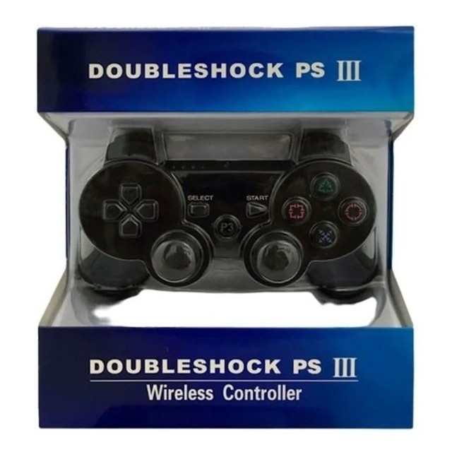 Super Controle Doubleshock Ps3 E Pc Joystick Sem Fio - 1 - Foto 3